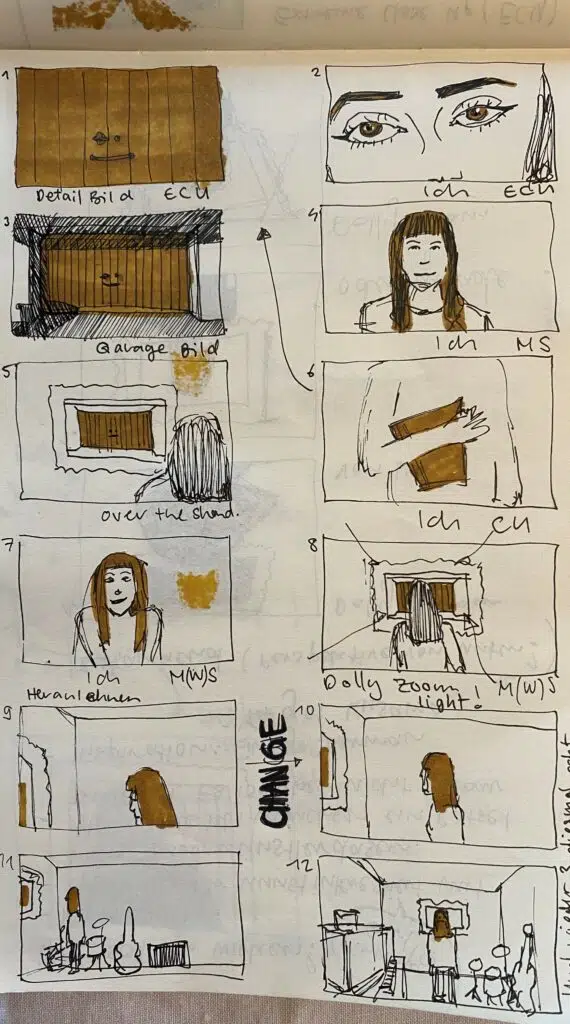 Bildtafel-Smartphone-Video-schneiden-Kurs-Storyboard-Filme-machen-Kameratechnik Beschrieb