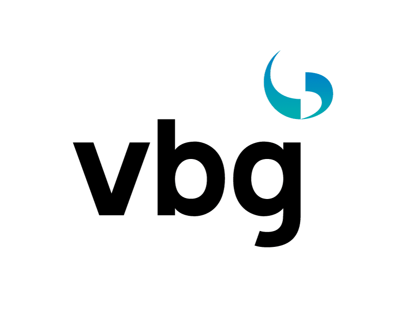 Ein Kundenlogo der Vbg schweiz für die Videoproduktion-Filmproduktion Basel von greenlight Videoproduktionen als PNG Bild