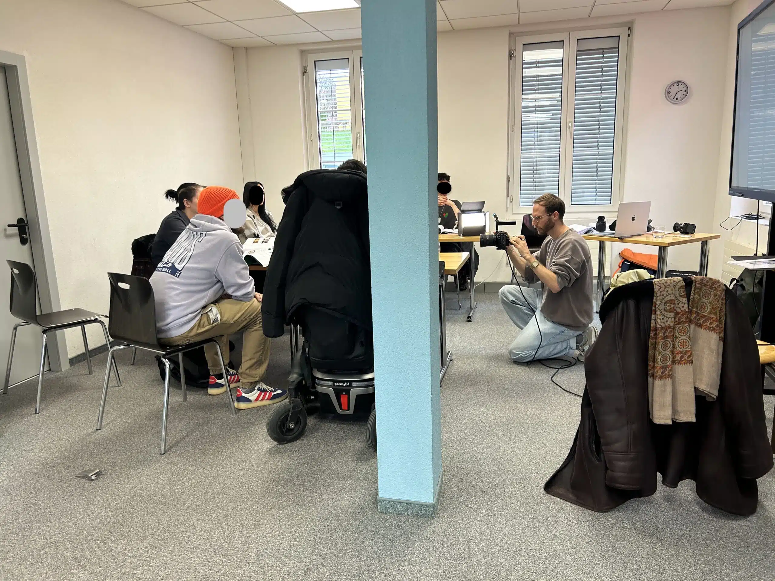 inkusiver gruppenworkshop zu social media als inkluencer ausbildung mit 8 personen